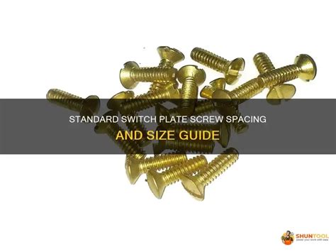 switch plate screw length